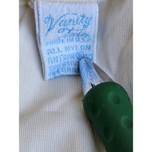 Vtg Vanity Fair Womens Slip Dress Nightgown Ivory Sz 36 Made in USA Floral Lace - Picture 3 of 10